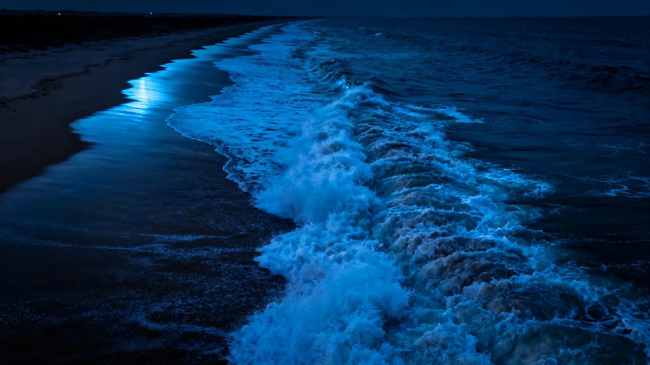 Ocean Sounds for Deep Sleeping, Dark Screen Ocean Ambience Loop