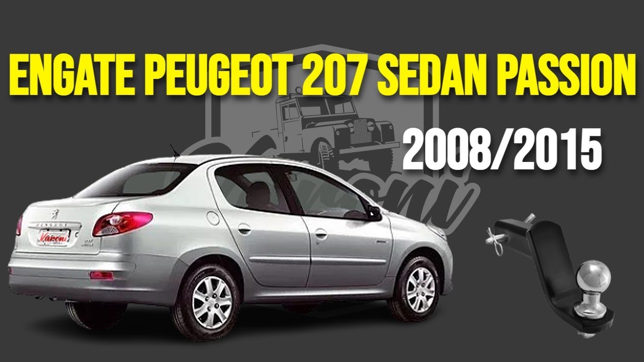 COMO INSTALAR ENGATE REBOQUE PEUGEOT 207 SEDAN