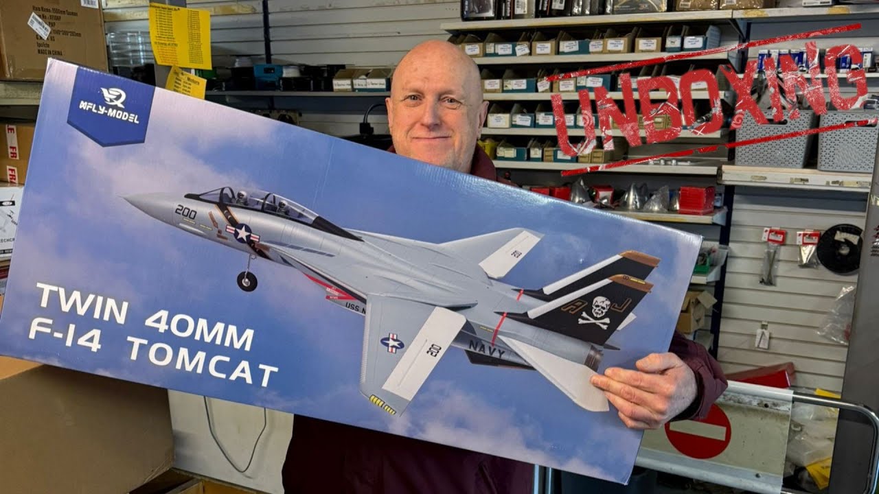Unboxing twin 40mm edf from Xfly - F14 - Tomcat - January 2025