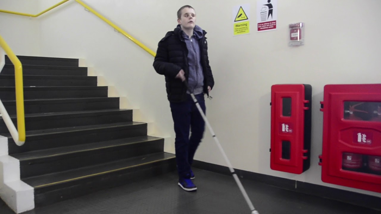 How Blind People use Stairs