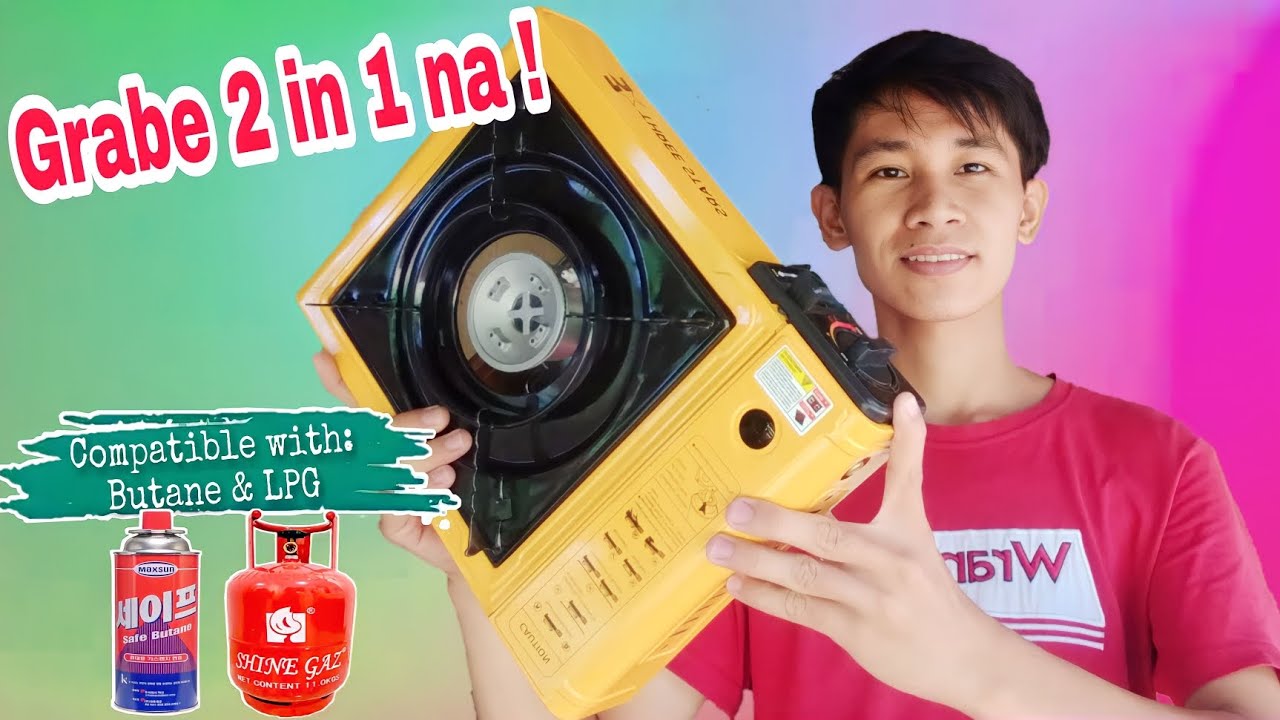 2 in 1 Portable stove  Botane and LPG Compatible