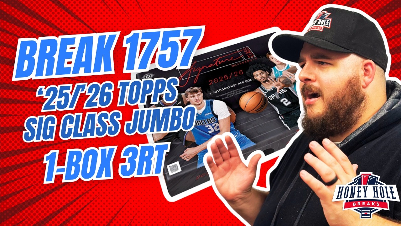 2025/26 Topps Signature Class Basketball Jumbo &mdash; Брейк 1 коробки с 3 случайными командами №1757