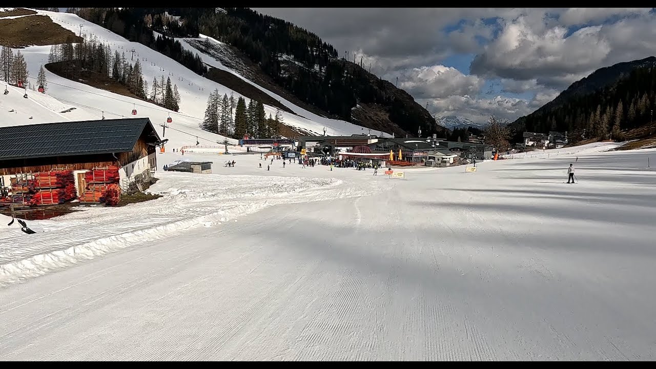 Zauchensee Schwarzwandbahn Blaue 9 bis zur Rosskopfbahn 06.04.2025