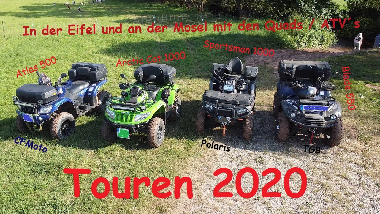 Touren 2020 / TGB Polaris Arctic Cat CFMoto Derbi Eifel