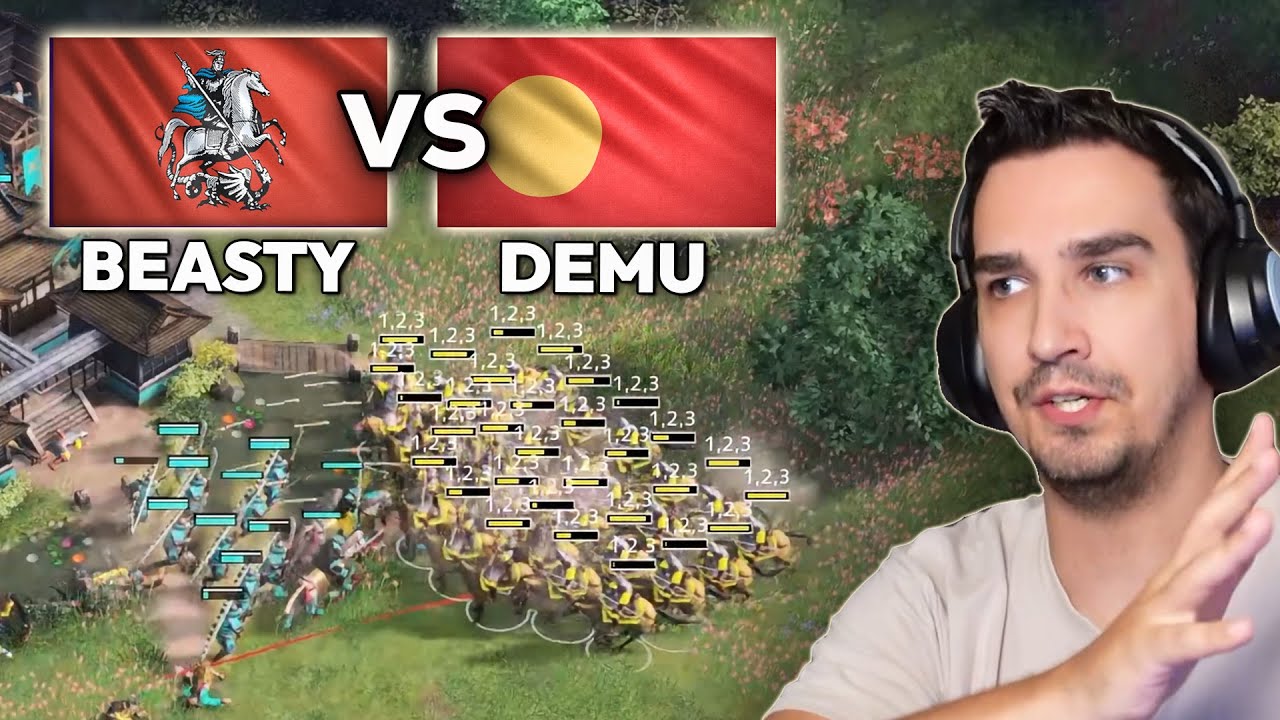Beasty's Rus vs Demu's Sengoku Dynasty in AOE4