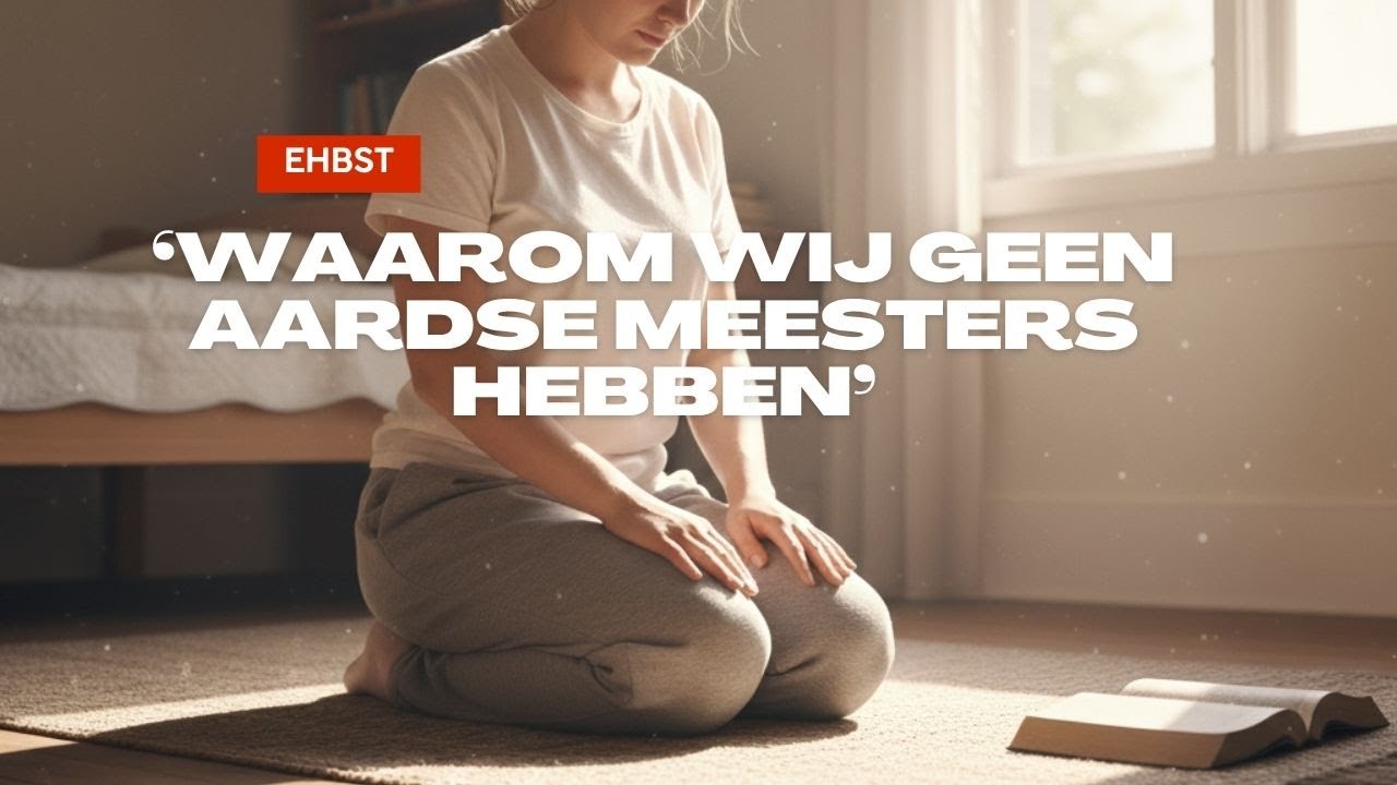 Eerste Hulp bij Stille Tijd - 'Waarom wij geen aardse meesters hebben' (Mt. 23: 8-11)