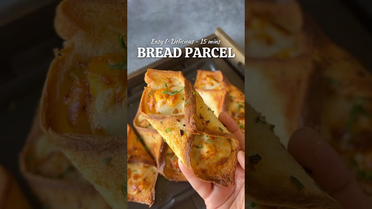 Bread Parcel 😋 ||#shorts #recipe