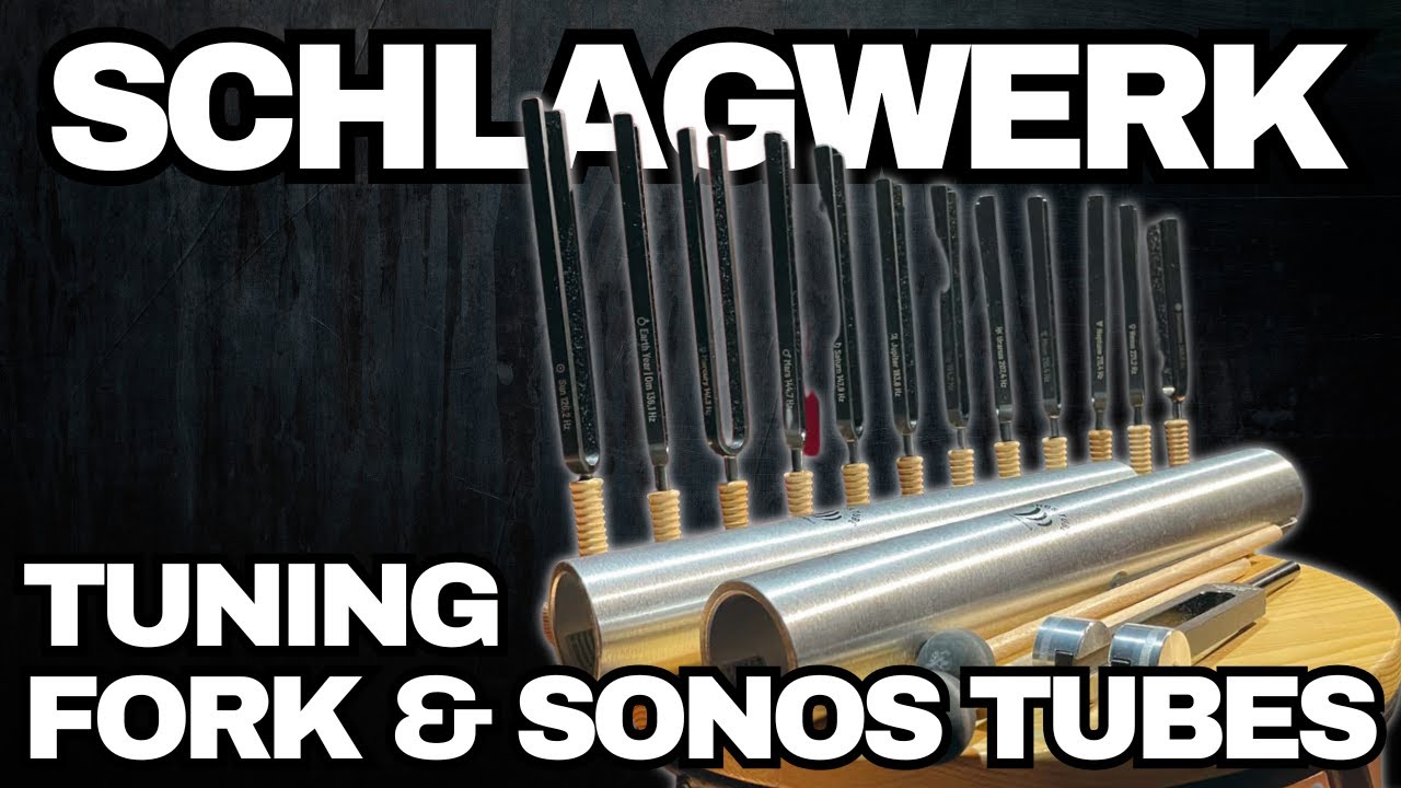 SCHLAGWERK Tuning Fork & Sonos Tubes - Demo | Batterie.Batteur Magazine # 232