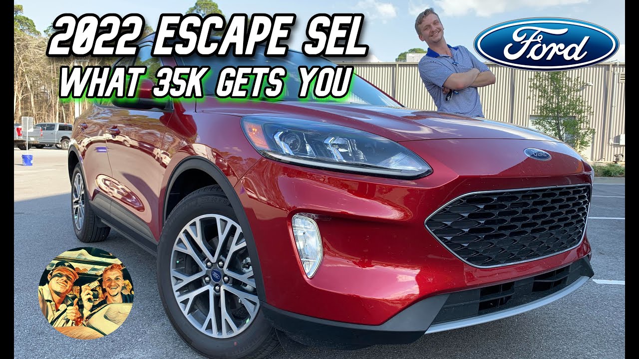 2022 FORD ESCAPE SEL: WHAT DOES $35K GET YOU? Walkaround, Startup & Interior