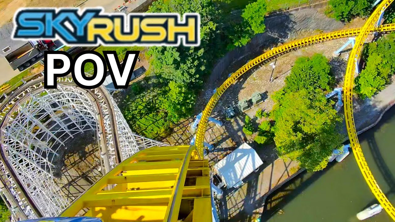 Skyrush Front Row POV June 2025 | Hersheypark's INSANE Hyper Coaster