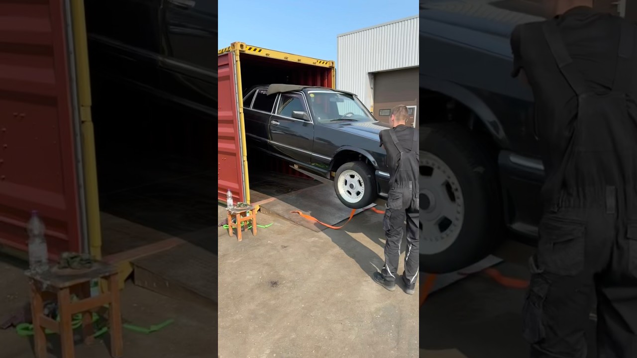 😱 КОНТЕЙНЕР ОТКРЫЛ &mdash; А ТАМ НОВЫЙ MERCEDES W126 ОТ LORINSER😍