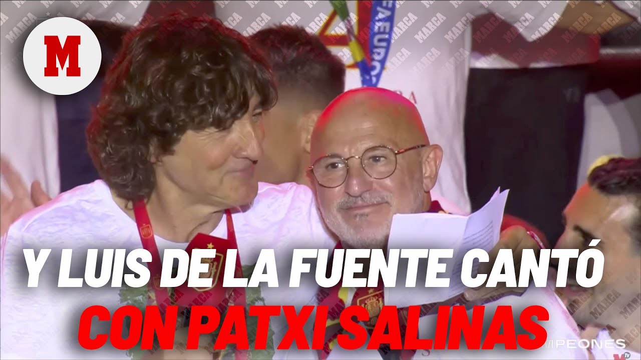 Y Luis de la Fuente cantó con Patxi Salinas... ¡Por Julio Iglesias!