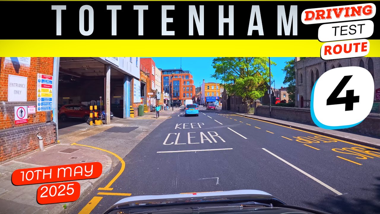 TOTTENHAM DRIVING TEST ROUTE EP4 10TH MAY 2025 #drivingtestvideo #tottenham