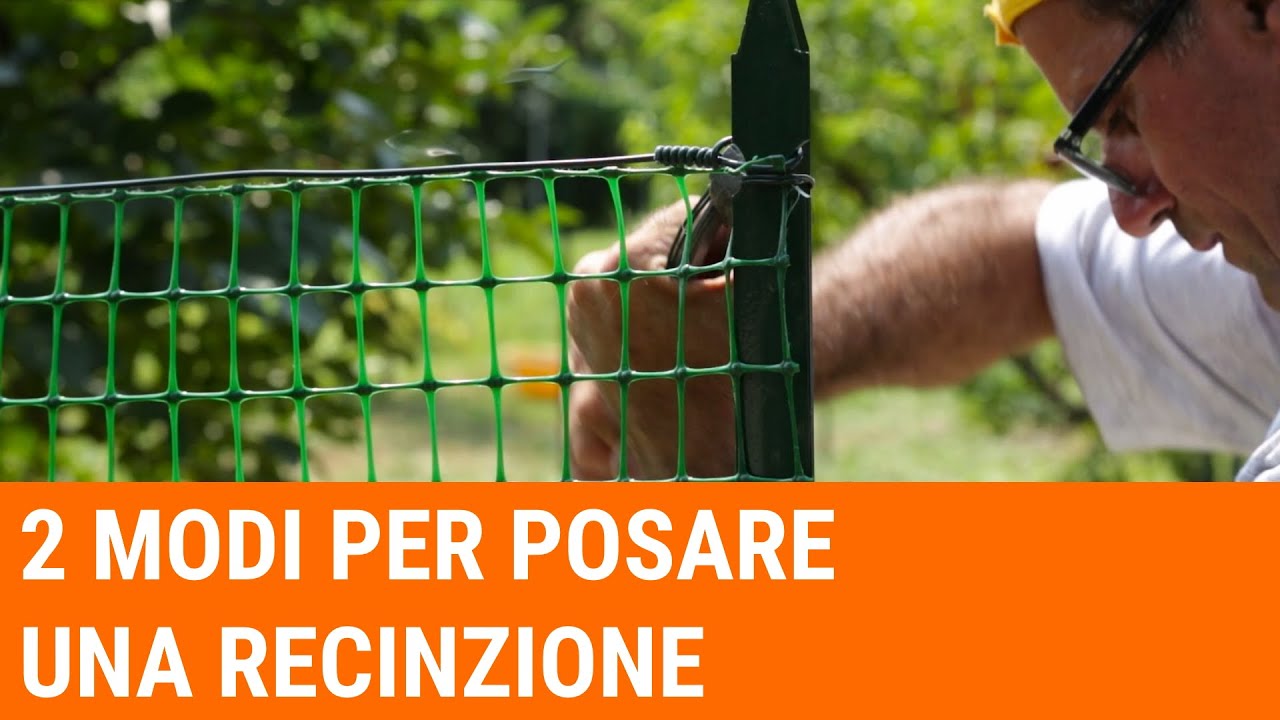 Tutorial: 2 modi per posare una recinzione (livello avanzato)