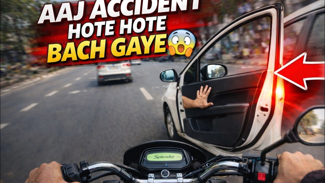 Aaj accident hote hote bach gaye 😱 | Sapne vs zimmedari Daliy moto vlog