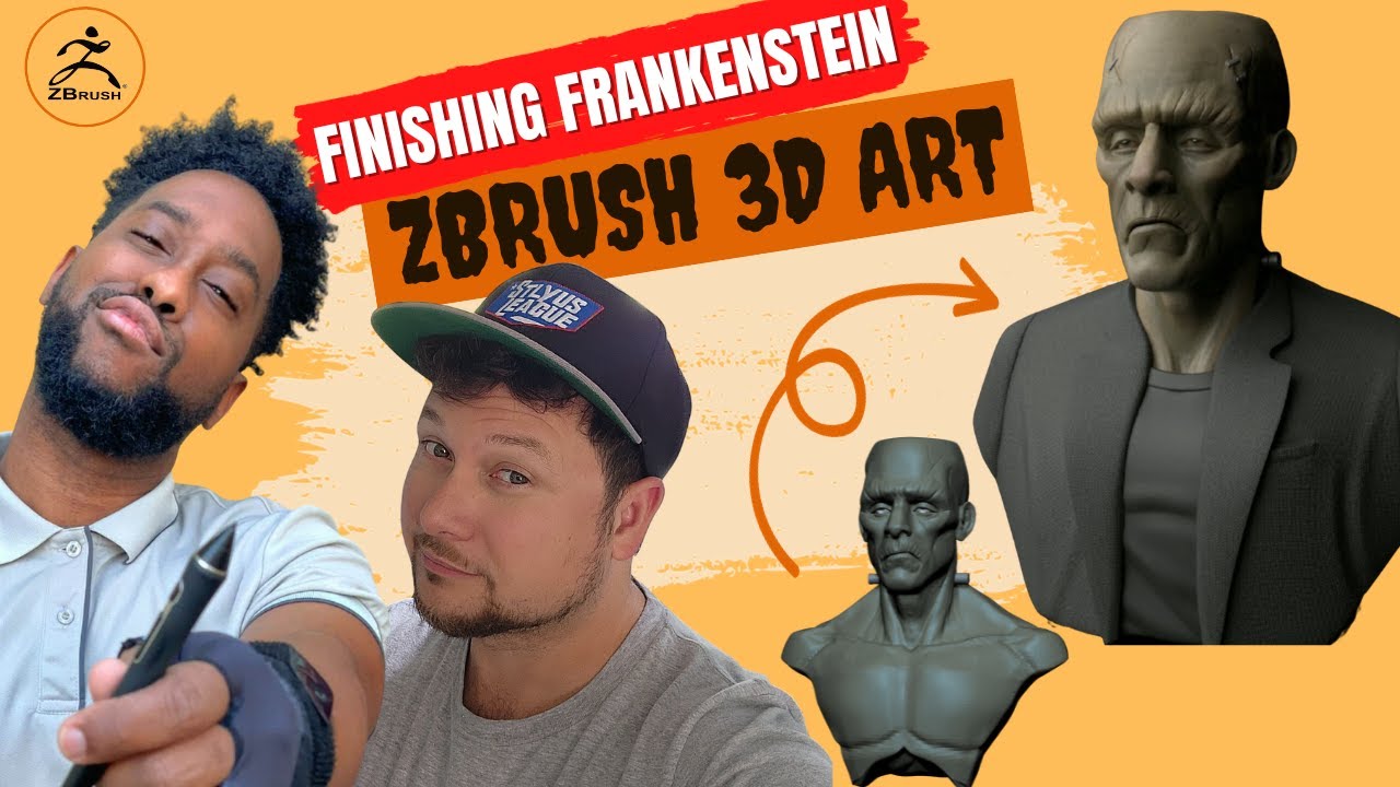 Frankenstein #Xgen #Substance #UE5 3D monster bust sculpt - Ep 112