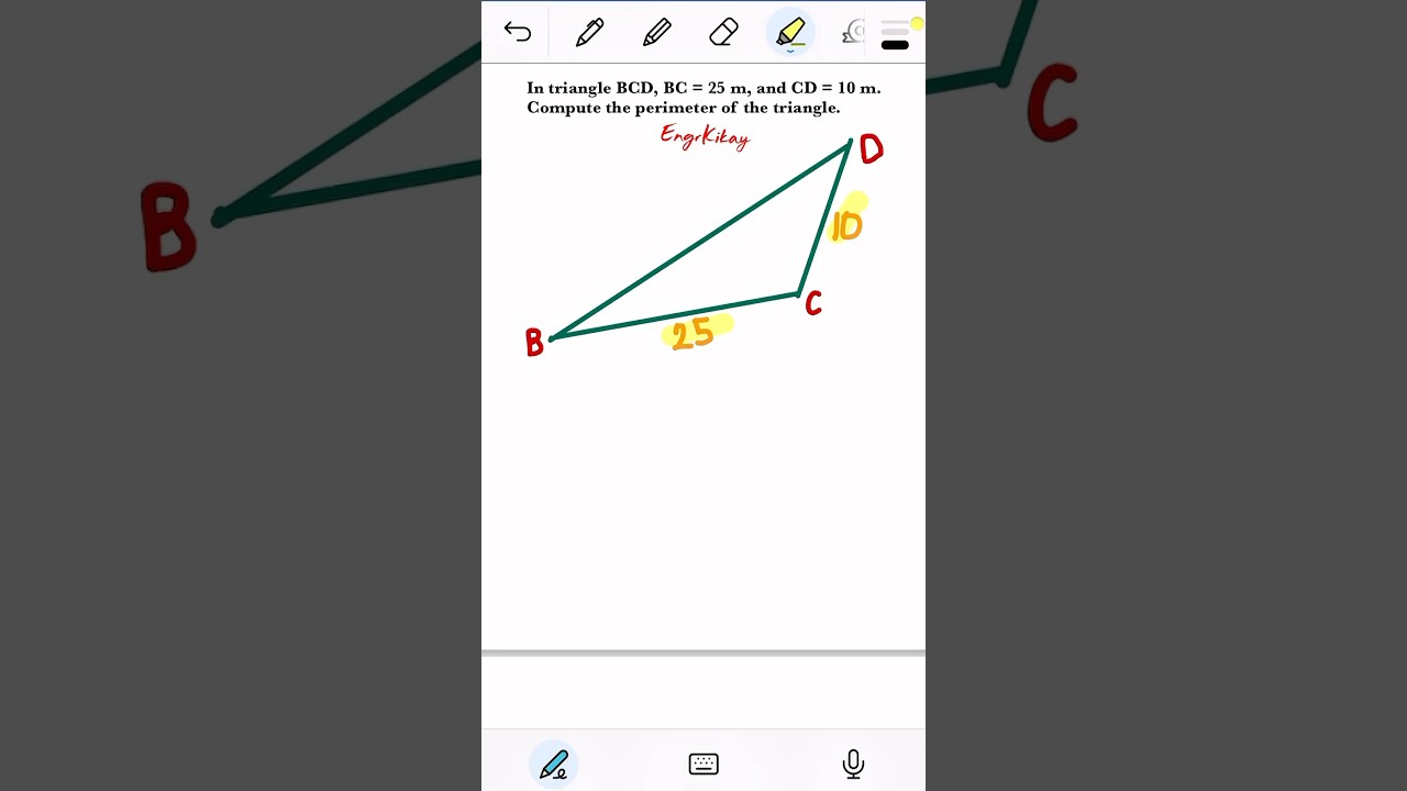 #3 Given Two side of a triangle, compute the probable perimeter #engrkikay #math   #CEBoardExam