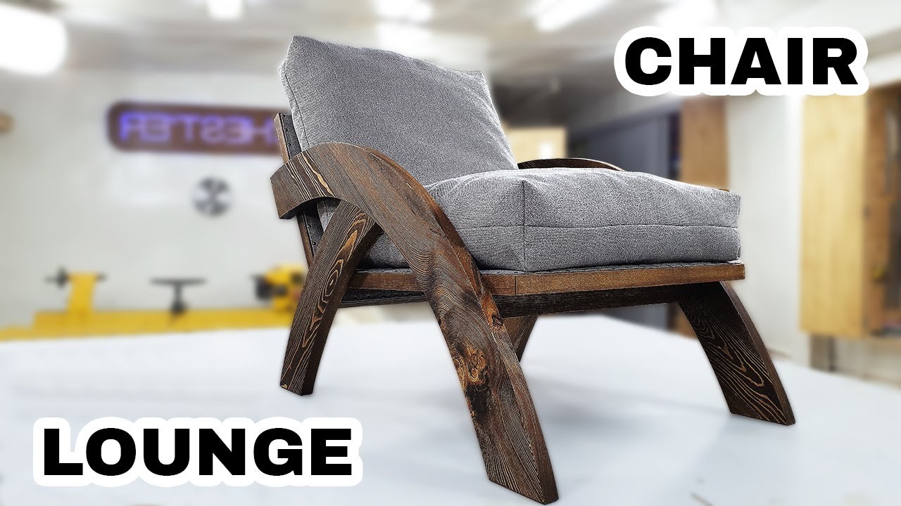 DIY LOUNGE CHAIR | Кресло - шезлонг | как сделать мебель своими руками