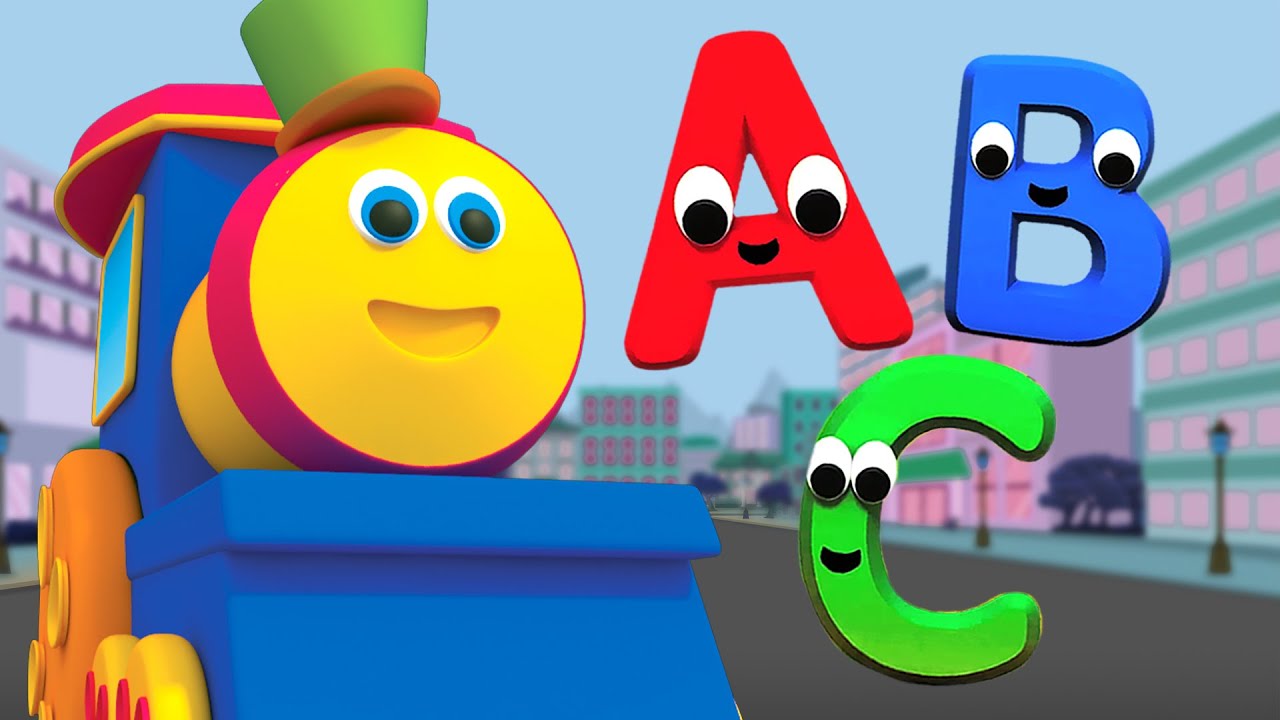 Learn Alphabets A-Z & More Fun Ride Along with Bob The Train
