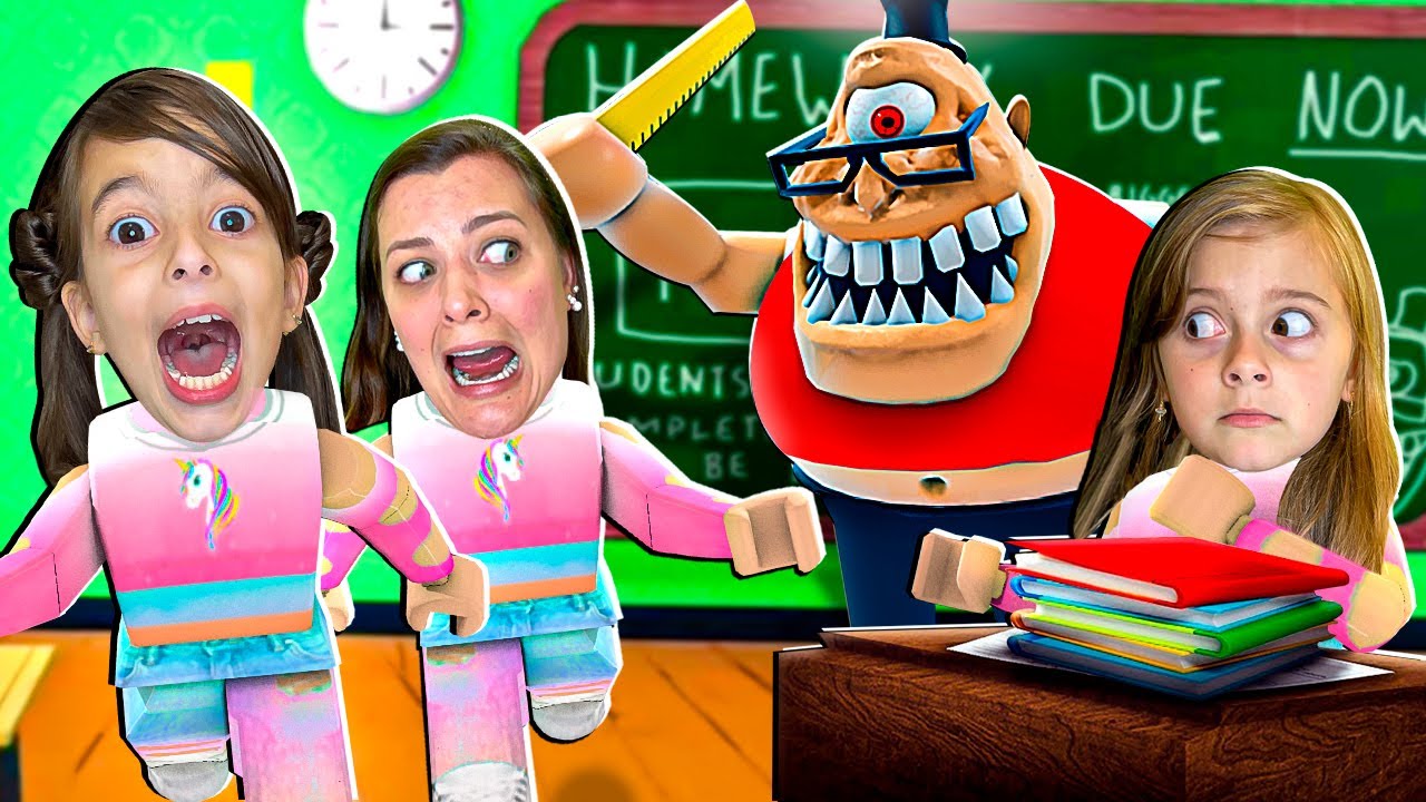 FUGA DO PROFESSOR STINKY NO ROBLOX 🎮 😍 JÉSSICA GODAR, LAURINHA E HELENA E GABRIEL