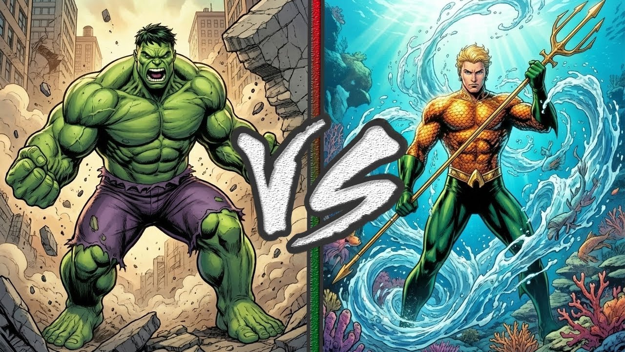 Hulk vs Aquaman : Who Would Win in a Fight