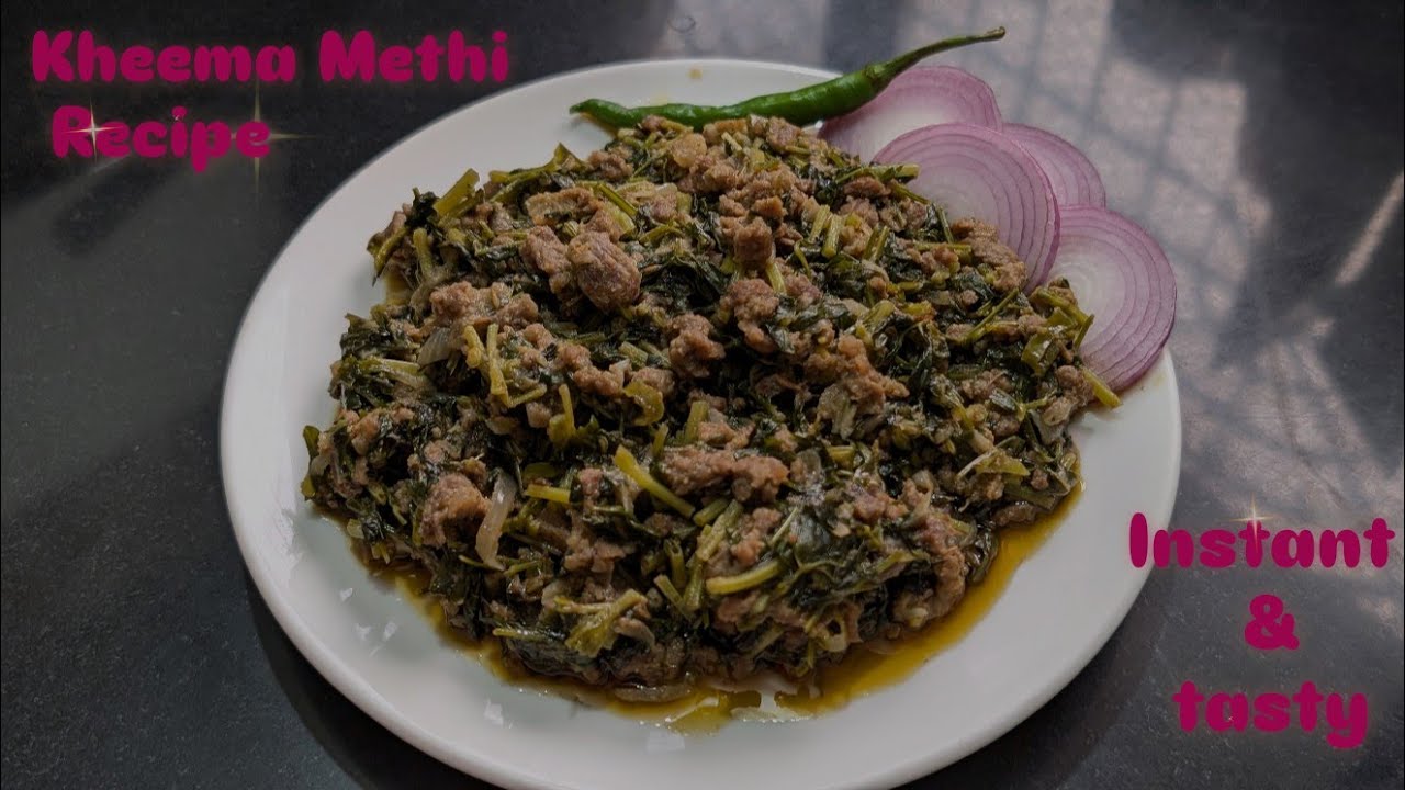 कीमा मेथी रेसिपी | Kheema Methi Recipe | mutton kheema recipe | methi kheema recipe | in hindi