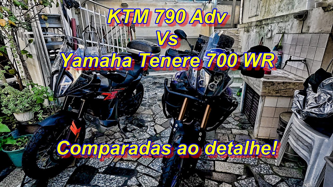 KTM 790 Adventure Vs Yamaha Tenere 700 World Raid - Comparadas ao detalhe!
