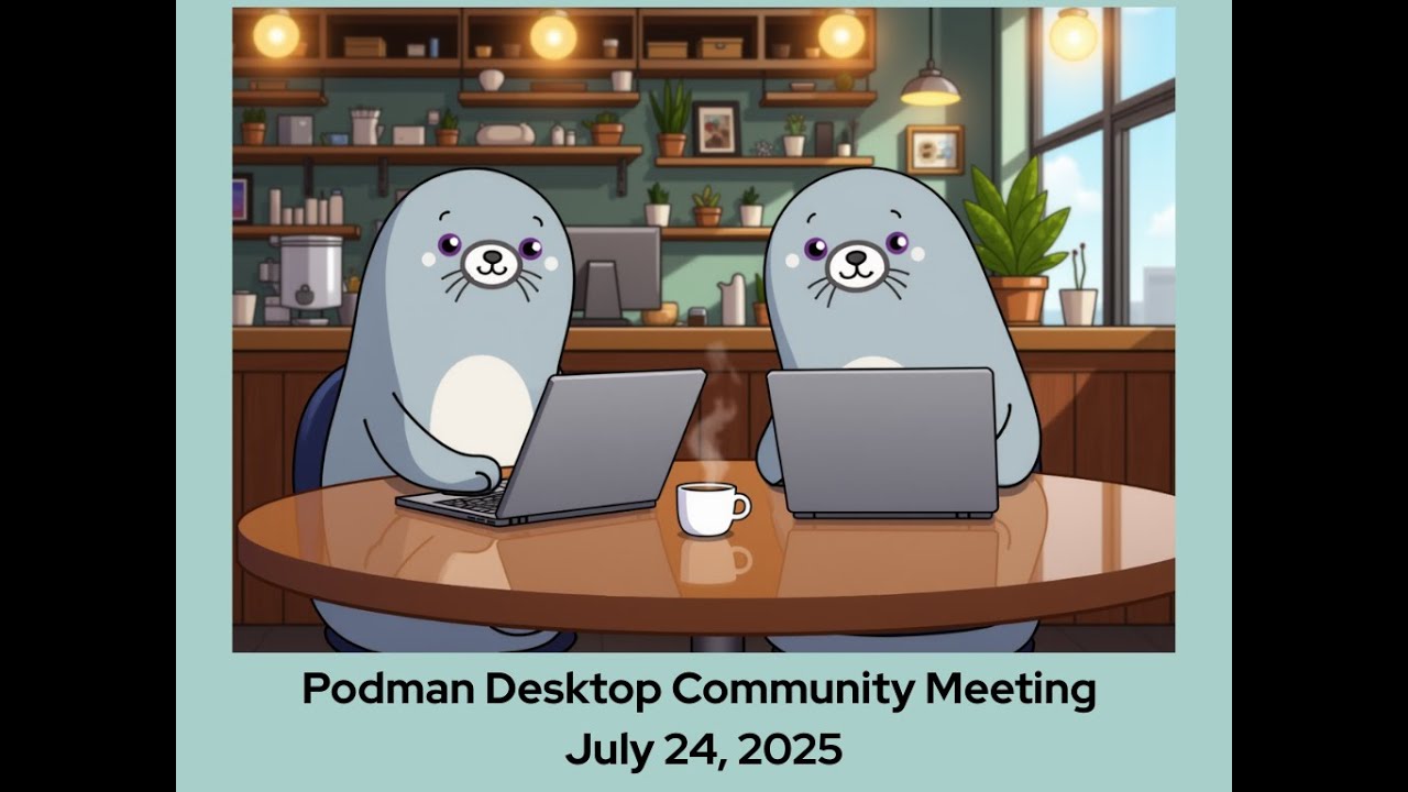 Podman Desktop Community Meeting 07-24-2025