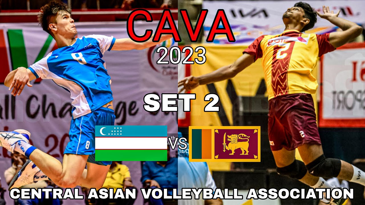 Sri Lanka vs Uzbekistan | CAVA Men’s Volleyball Challenge Cup 2023 Set 2