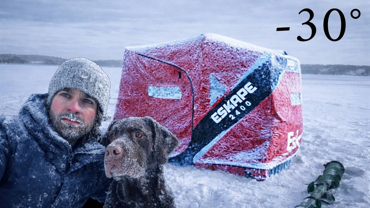 -30° Ice Camping in a Tiny Tent (This Was Brutal)