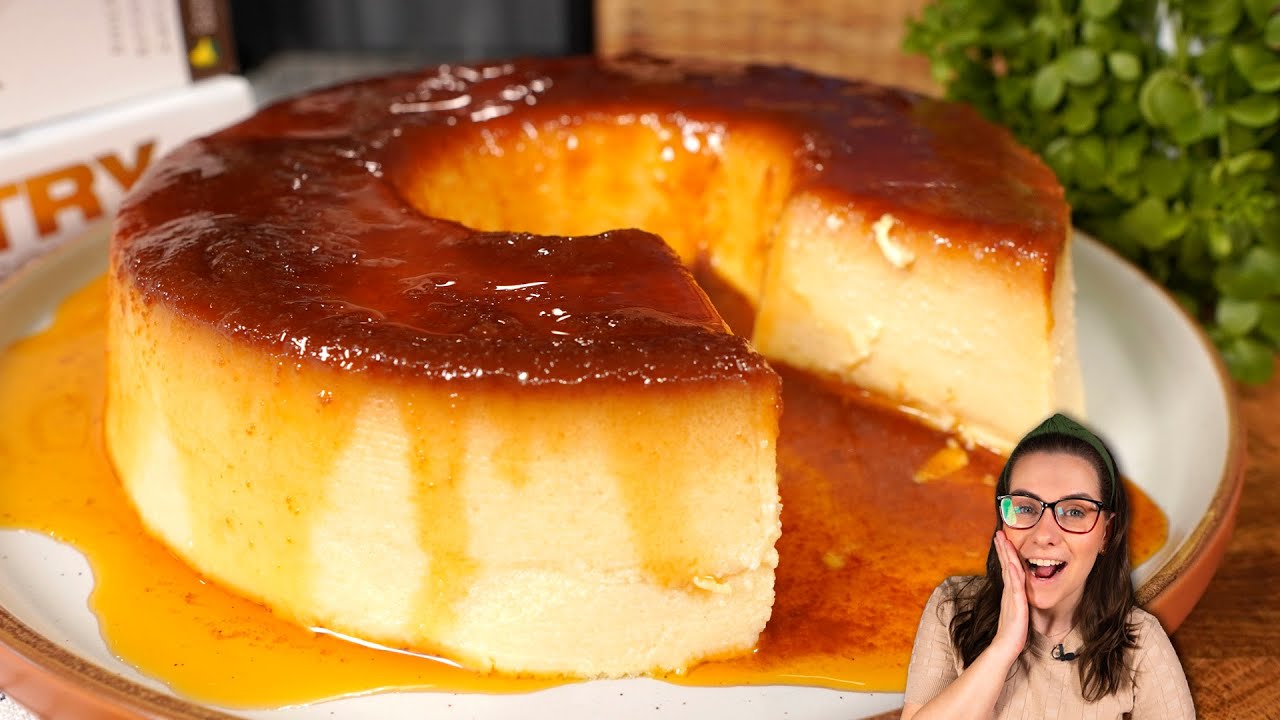 Cremoso e fácil, a melhor receita de Pudim de Pão simples e delicioso