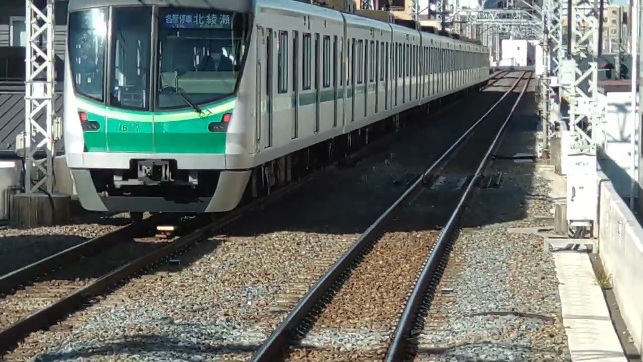 東京地下鉄千代田線　北綾瀬→綾瀬　後面展望