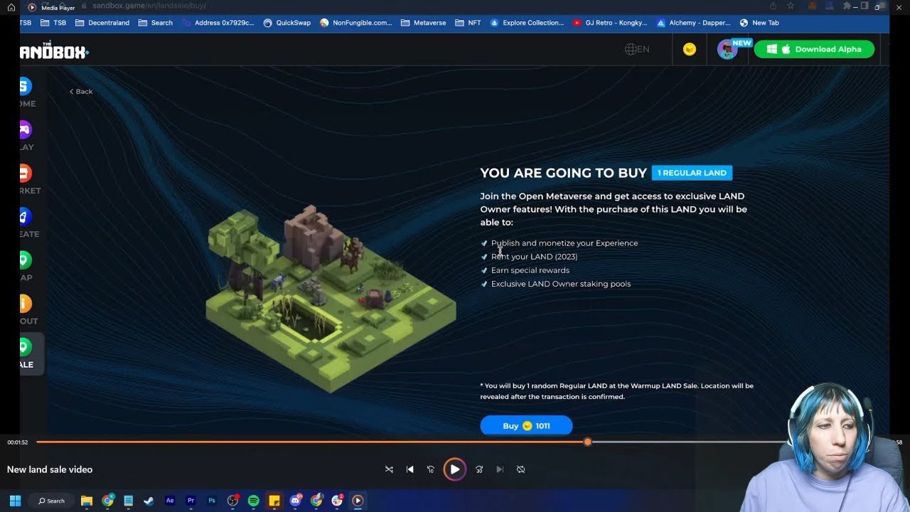 The Sandbox Game - LAND SALE UPDATE !!! with @Pandapops7