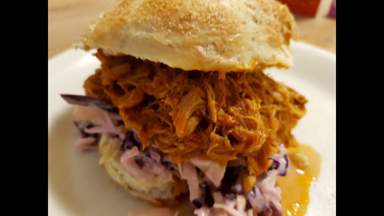 Pulled Chicken uit de slowcooker | Recept | (NL/BE) | Plezierindekeuken.nl