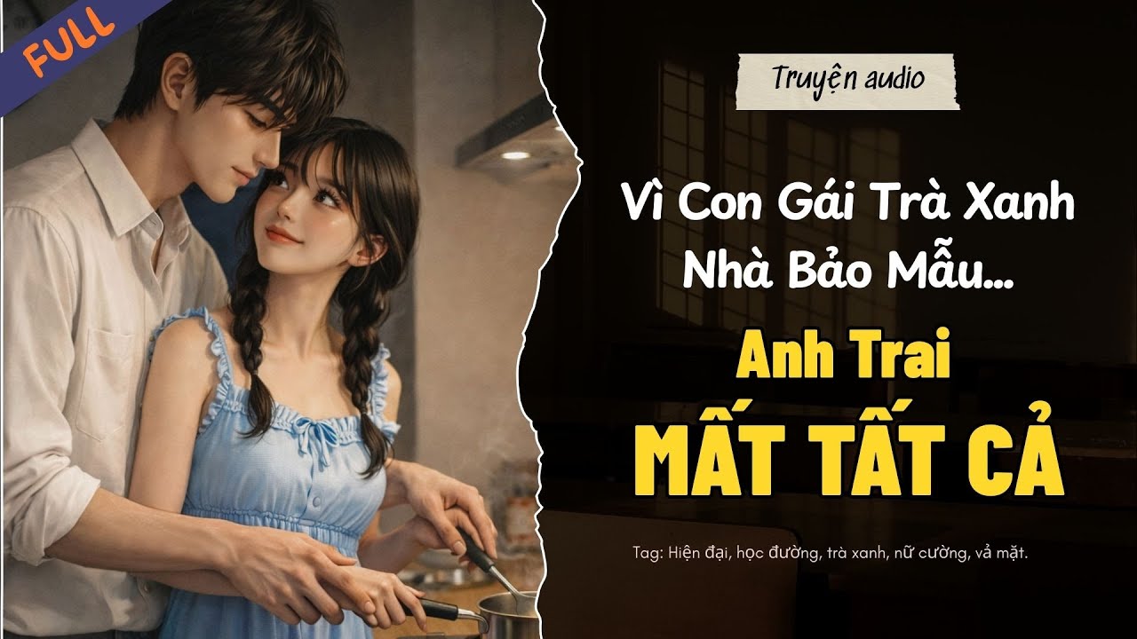 [Truyện Audio] Vì Con Gái Trà Xanh Nhà Bảo Mẫu, Anh Trai Mất Tất Cả - FULL