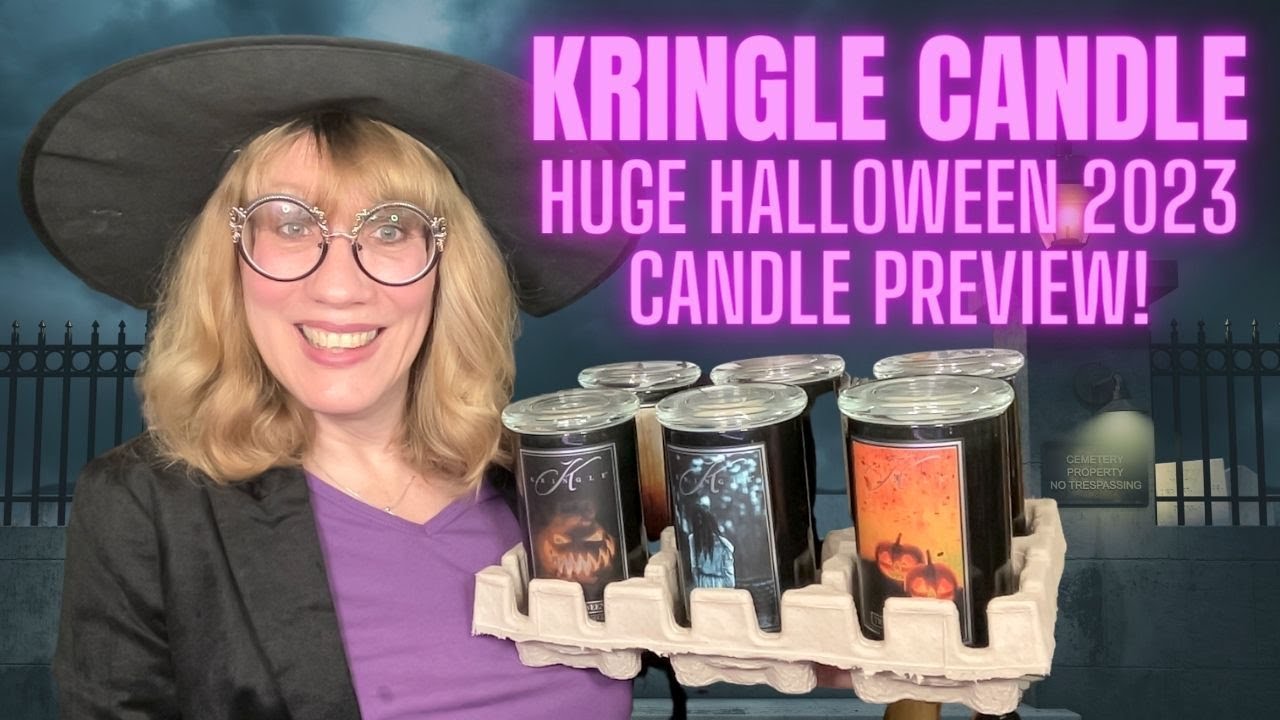KRINGLE CANDLE HUGE Halloween 2023 Candle Preview!