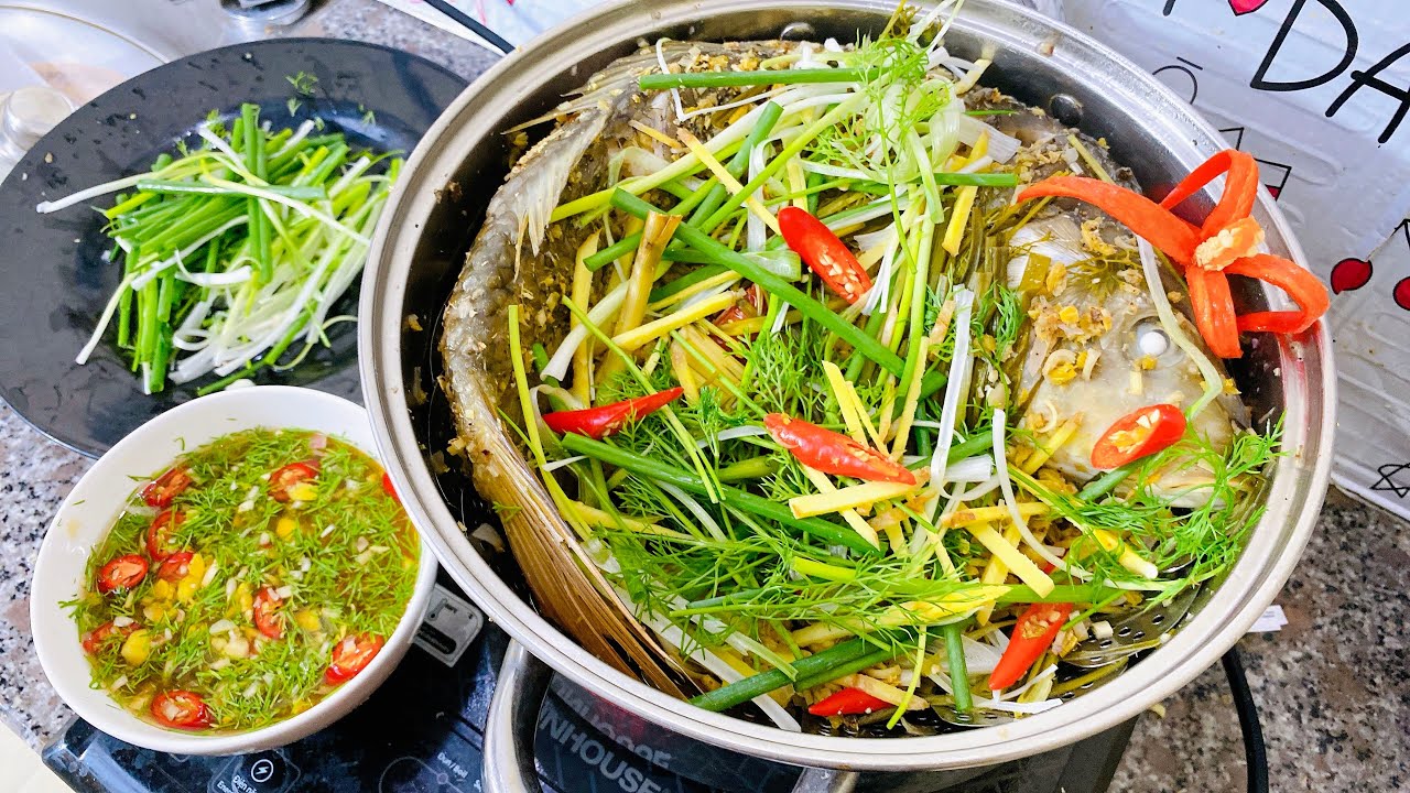 CÁ CHÉP HẤP BIA Bí Quyết để thịt cá chắc ngọt thơm ngon bất bại