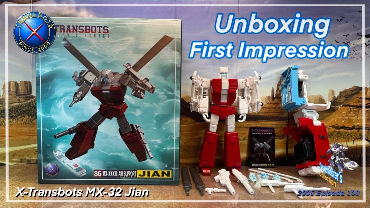 Распаковка X-Transbots MX-32 Jian / Transformers Protectobot Blades &:13