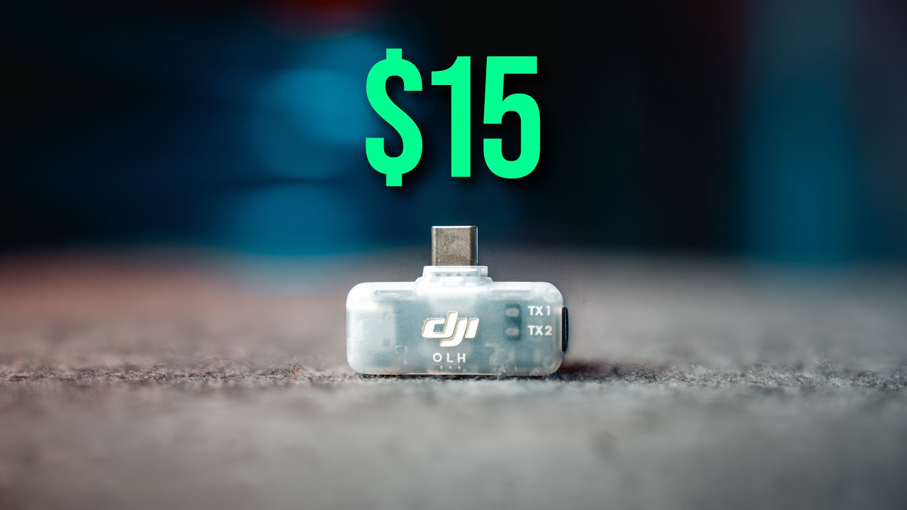 THIS $15 DJI MIC MOBILE RECEIVER IS A GAME CHANGER!