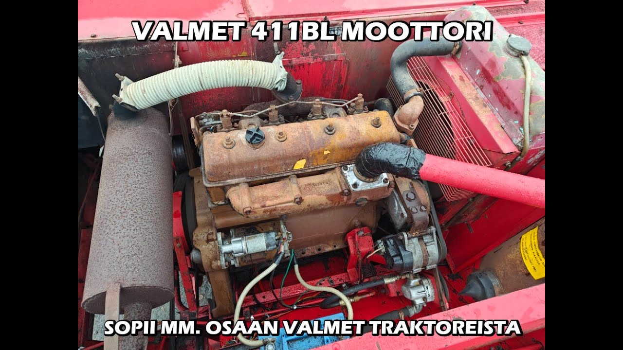 Valmet 411BL moottori