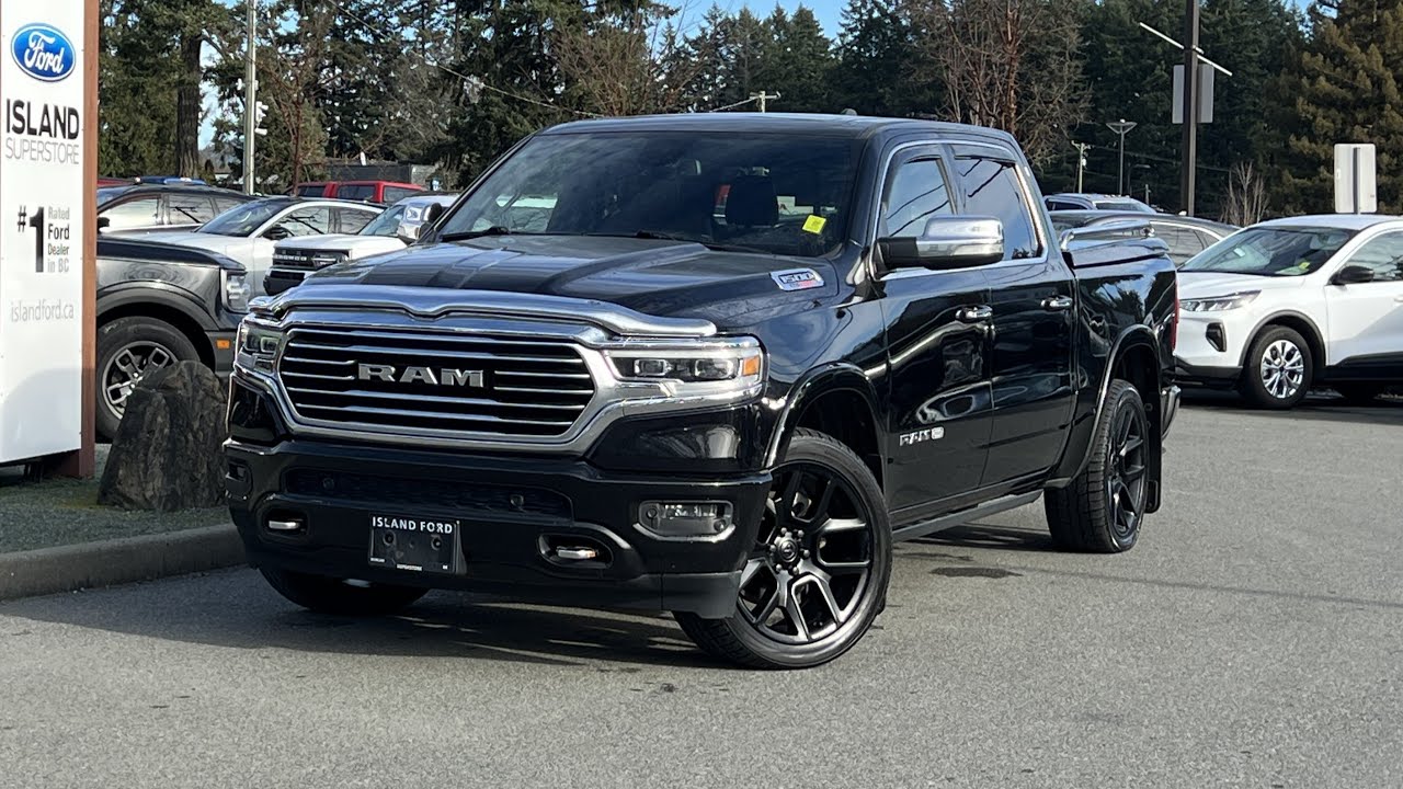 2020 Ram 1500 Longhorn + Navigation, Moonroof, Tow/Haul Package Review | Island Ford 25572A