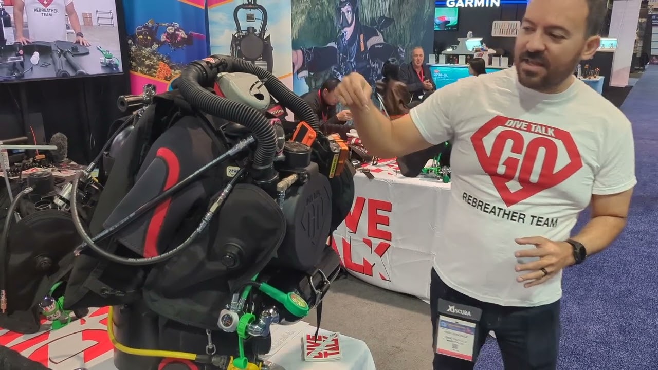 Рекреационный ребризер Dive Talk Go в #DEMA