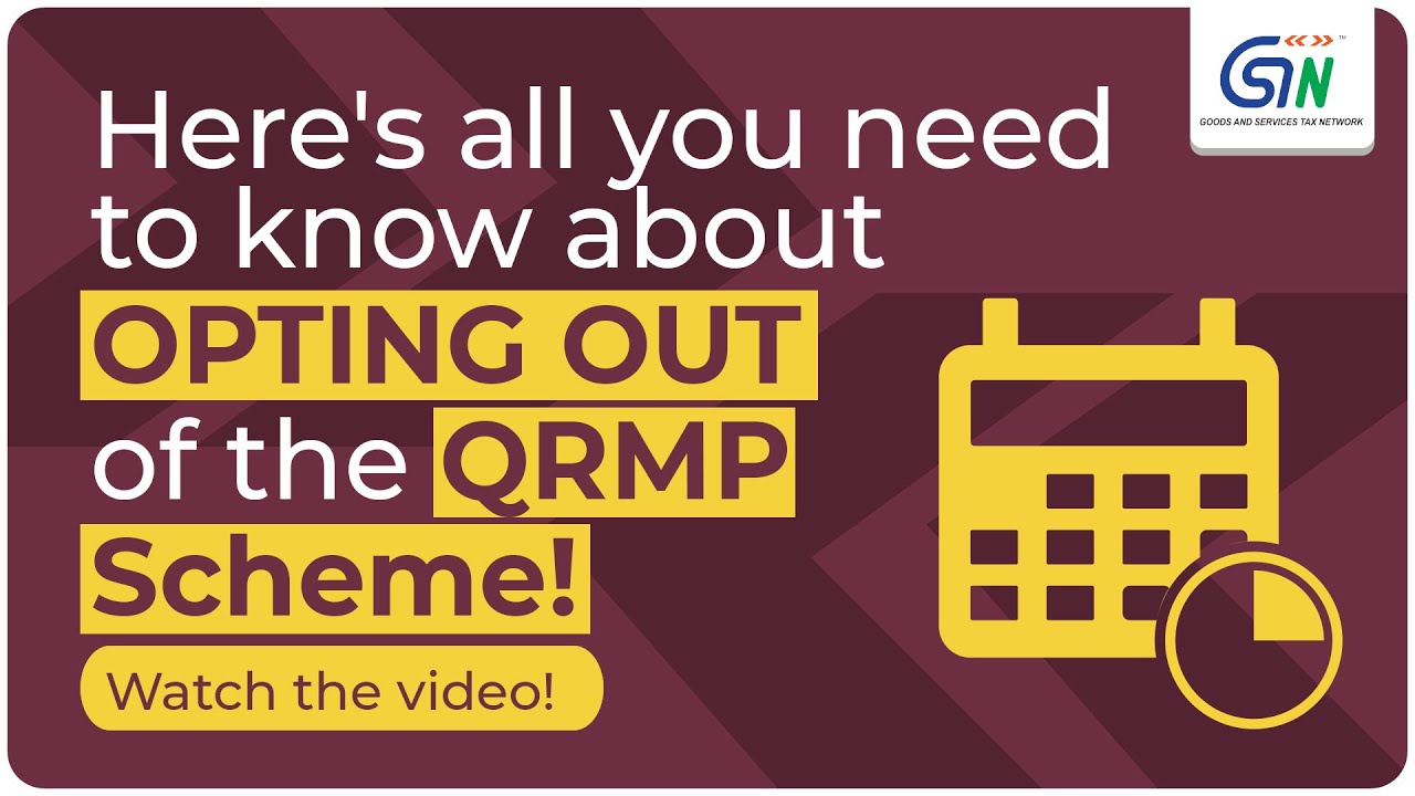 Want to Opt Out of the QRMP Scheme easily? Watch the video.