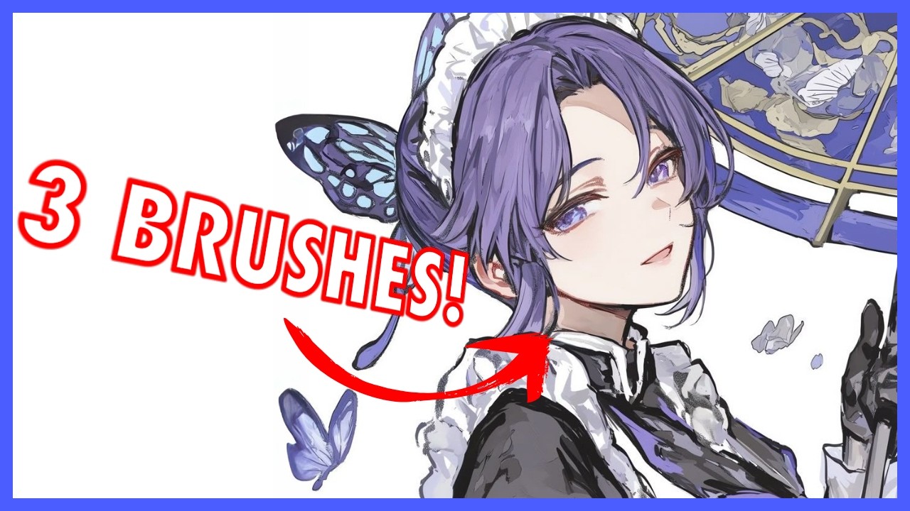 The Only 3 Brushes You Need in Digital Art