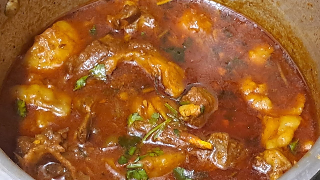 Easy Mutton Curry in Cooker / प्रेशर कुकर में मटन करी