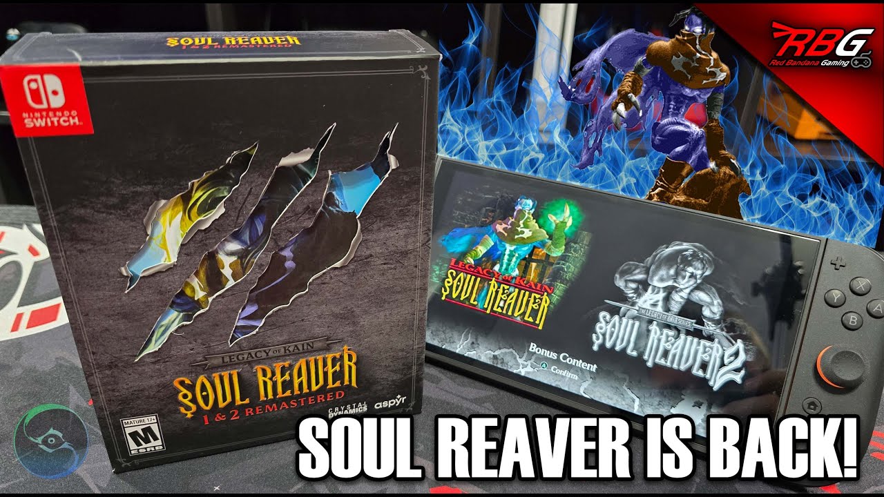 Legacy of Kain: Soul Reaver 1 & 2 Remastered &ndash; Special Edition Unboxing (Nintendo Switch)