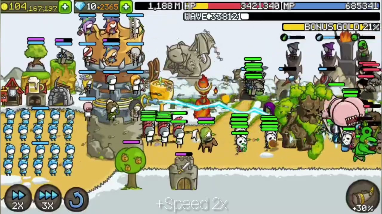 Summon n Archer Damage - W S Grow Castle (1)