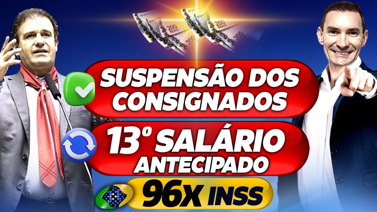 URGENTE: DEPUTADO POMPEO REVELA ATUALIZAÇÕES: 13º antecipado + SUSPENSÃO + CONSIGNADOS em 96 VEZES!