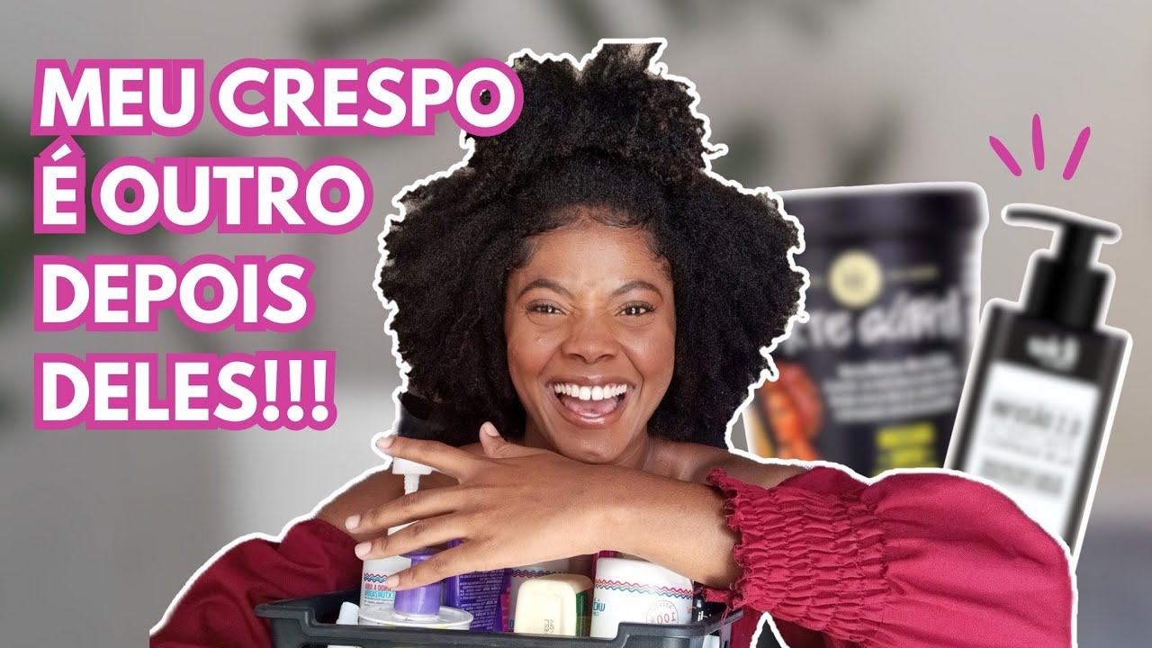 Produtos que salvaram meu crespo | MEUS FAVORITOS 🫶🏾✨