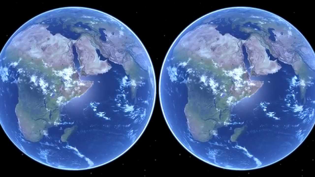 A tour through the Solar System (Cross-eye 3D)